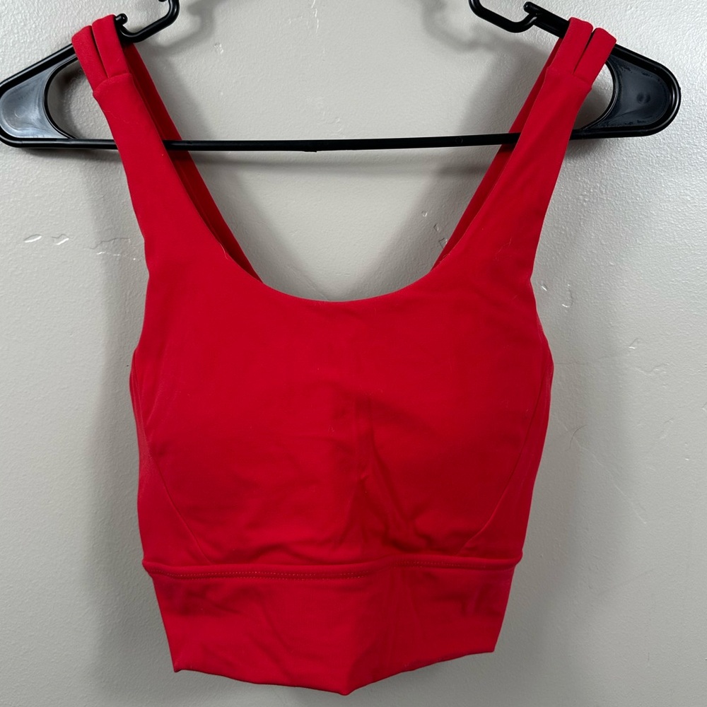 BuffBunny Rosa Sports Bra Raspberry Red Size Medium
